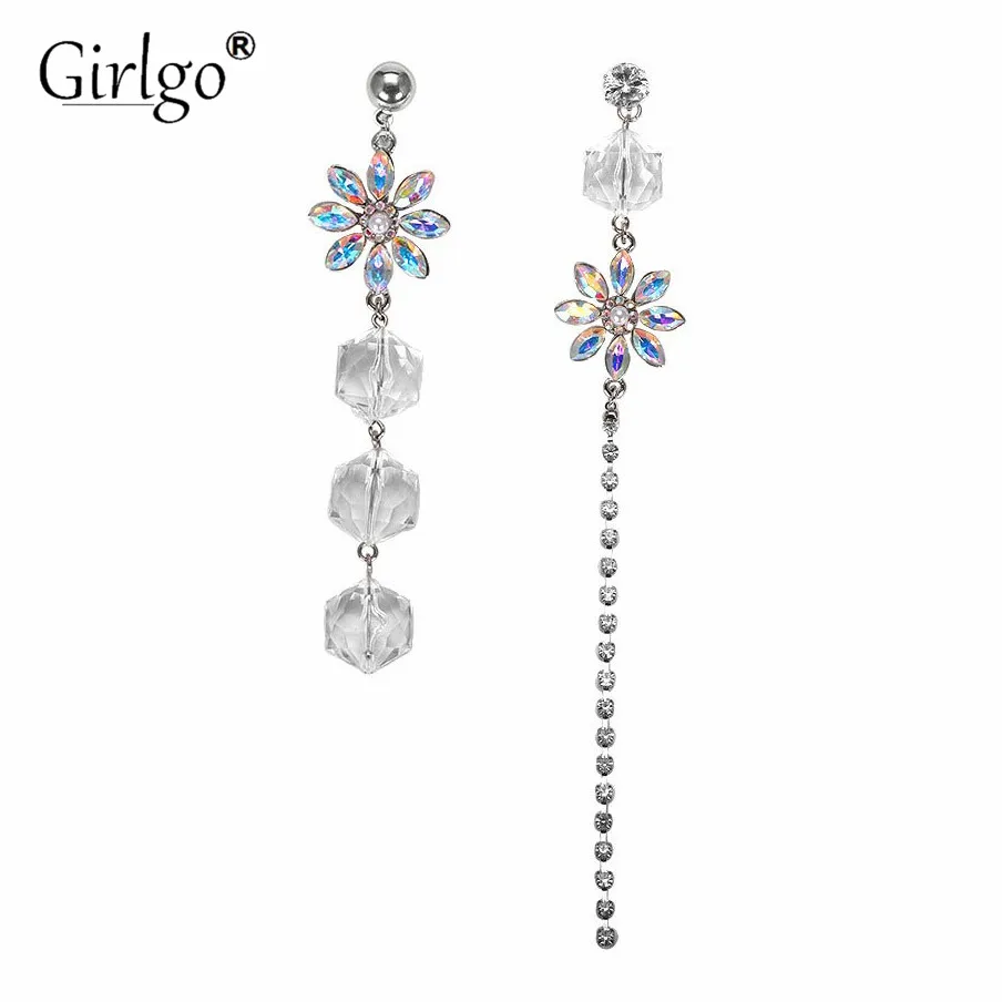 Girlgo Fashion Special Design AB Color Flower Drop Earrings for Women Trendy Long Hanging Beads Bling Earrings Jewelry Bijoux
Girlgo Fashion Special Design AB Color Flower Drop Earrings for Women Trendy Long Hanging Beads Bling Earrings Jewelry Bijoux