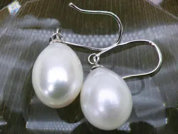 Natural AAA+++ 10*12mm white drop south sea pearl dangle earring 925 silver gift
Natural AAA+++ 10*12mm white drop south sea pearl dangle earring 925 silver gift