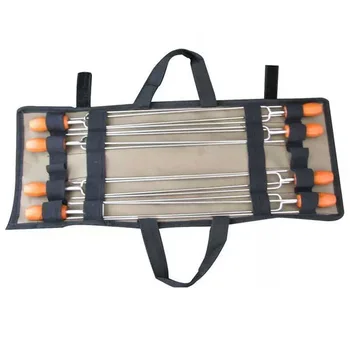 8pcs/pack Stainless steel Barbecue Fork Plated Grill roasting Needle/Fork BBQ Meat Vegetable Skewers Sticks Kitchen Gadget
8pcs/pack Stainless steel Barbecue Fork Plated Grill roasting Needle/Fork BBQ Meat Vegetable Skewers Sticks Kitchen Gadget