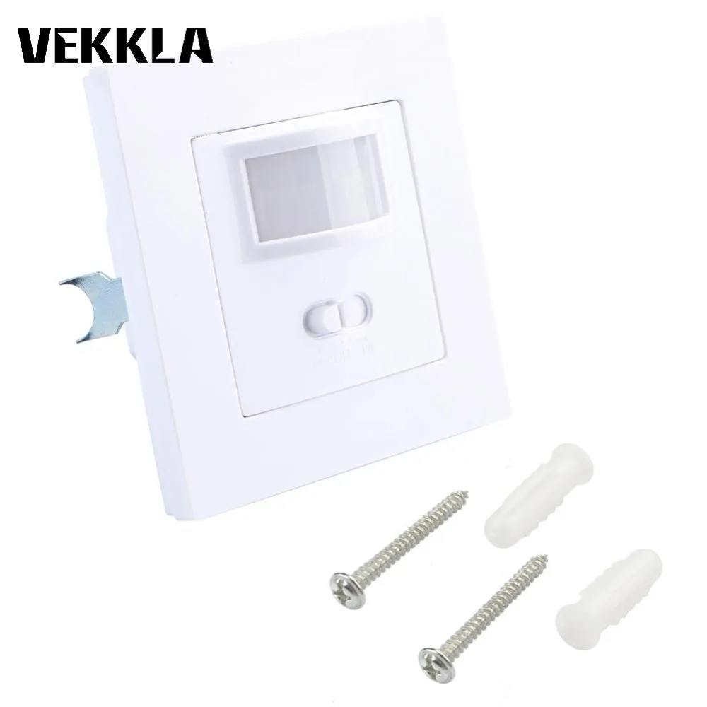 ON / OFF PIR Infrared Motion Sensor Detector Switch AC 110-240V Wall Light Lamp Bulb Switch For Home Corridors Stairs Garages
ON / OFF PIR Infrared Motion Sensor Detector Switch AC 110-240V Wall Light Lamp Bulb Switch For Home Corridors Stairs Garages