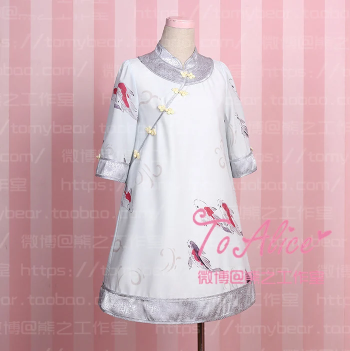 Kawaii Girls Chinese Style KOI Fish Golden Fish Lucky Dress Vintage Lolita Qipao Cheongsam Style Dress
Kawaii Girls Chinese Style KOI Fish Golden Fish Lucky Dress Vintage Lolita Qipao Cheongsam Style Dress