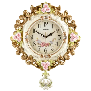 American Retro Flower Wall Clock Modern Living Room Wall Clock Simple Creative Quartz Relogio De Parede Decoration Watch 50w258
American Retro Flower Wall Clock Modern Living Room Wall Clock Simple Creative Quartz Relogio De Parede Decoration Watch 50w258