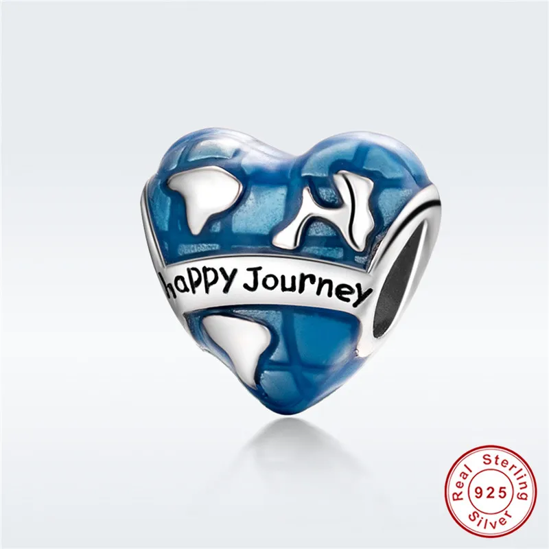 fit Pandora Bracelet Original 925 Sterling Silver Blue World Travel Heart Map Beads S925 Earth Charm Pendant for Necklace Chain
fit Pandora Bracelet Original 925 Sterling Silver Blue World Travel Heart Map Beads S925 Earth Charm Pendant for Necklace Chain
