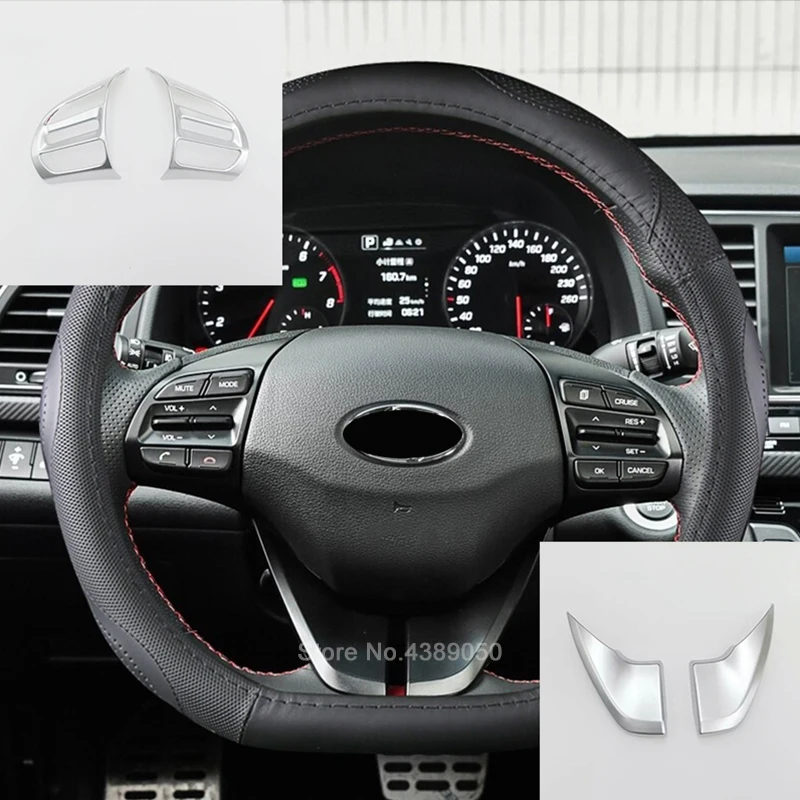 For Hyundai Kona Encino 2018 2019 ABS Matte Car Steering wheel Button frame Cover trim car styling Accessories 2pcs
For Hyundai Kona Encino 2018 2019 ABS Matte Car Steering wheel Button frame Cover trim car styling Accessories 2pcs