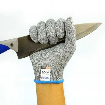 ELYSAID 2Pairs/Lot Level 5 Food Grade Cut Resistant Working Gloves With Stainless Steel Wire HPPE Device Protection Of Hand
ELYSAID 2Pairs/Lot Level 5 Food Grade Cut Resistant Working Gloves With Stainless Steel Wire HPPE Device Protection Of Hand