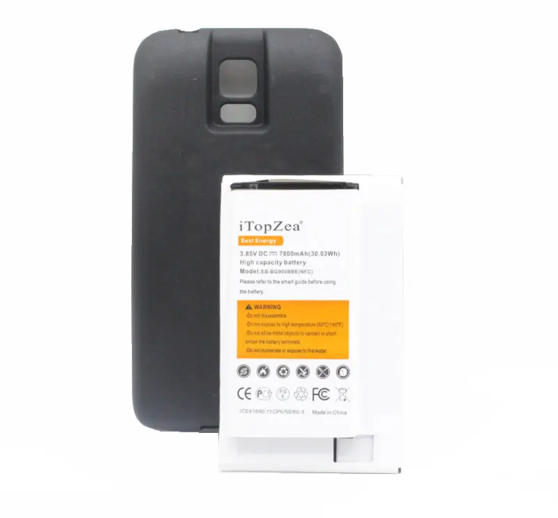 

iTopzea 1x 7800mAh S5 NFC Extended Battery with TPU Case For Samsung Galaxy S5 i9600 i9602 i9605 G900F G900T G900S S5 Neo G903