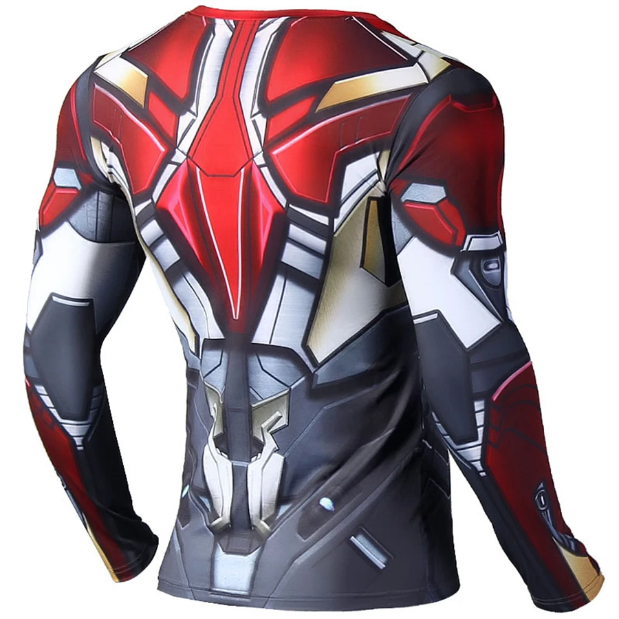 Iron man crossfit t shirt men  (4)