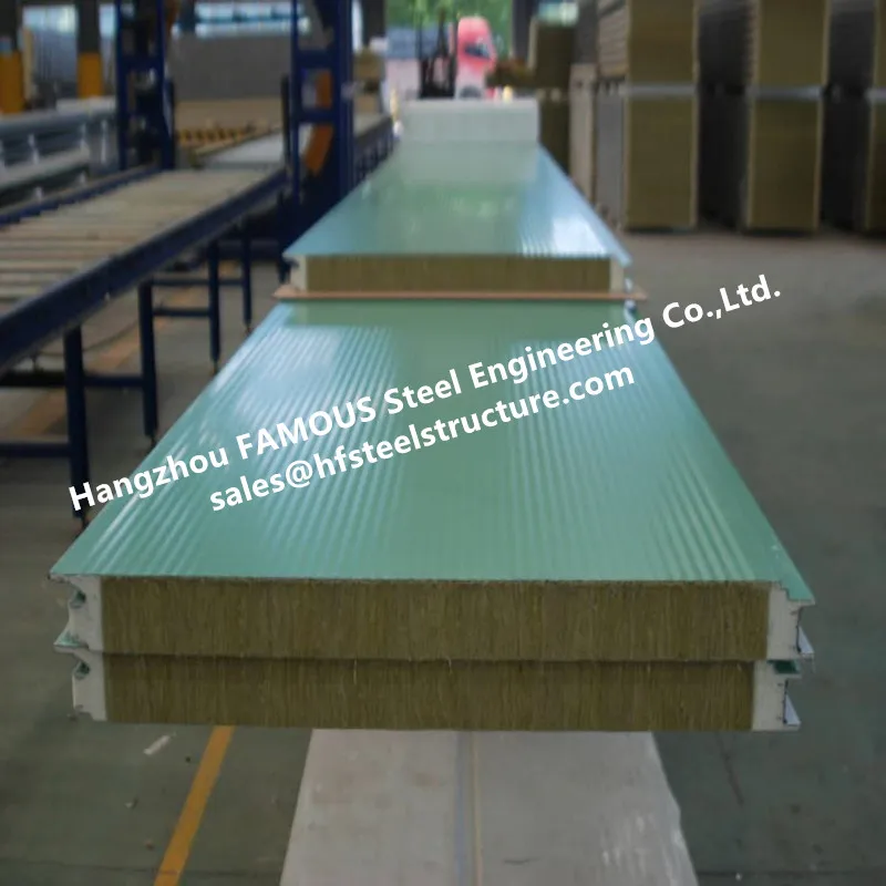 PU/ Mineral Fiber Foamed Metal Core Insulated Panel For Building Interior Partition Functions
PU/ Mineral Fiber Foamed Metal Core Insulated Panel For Building Interior Partition Functions