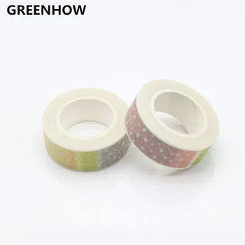 GREENHOW Japanese Washi Tape crafts Mixed Color Pastel Adhesive Tape 1PCS/Lot 2218
GREENHOW Japanese Washi Tape crafts Mixed Color Pastel Adhesive Tape 1PCS/Lot 2218