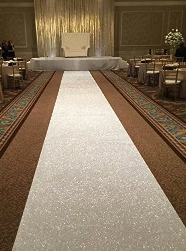 Sequin Aisle Runner White 4x25FT-Carpert Aisles Runner Outdoor Mariage Shiny Straight Aisle Runner for Wedding Party Decoration
Sequin Aisle Runner White 4x25FT-Carpert Aisles Runner Outdoor Mariage Shiny Straight Aisle Runner for Wedding Party Decoration