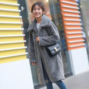 2019 autumn/winter new faux fur coat imitation rabbit fur Long Coat Slim High quality Faux Fur Coat
2019 autumn/winter new faux fur coat imitation rabbit fur Long Coat Slim High quality Faux Fur Coat