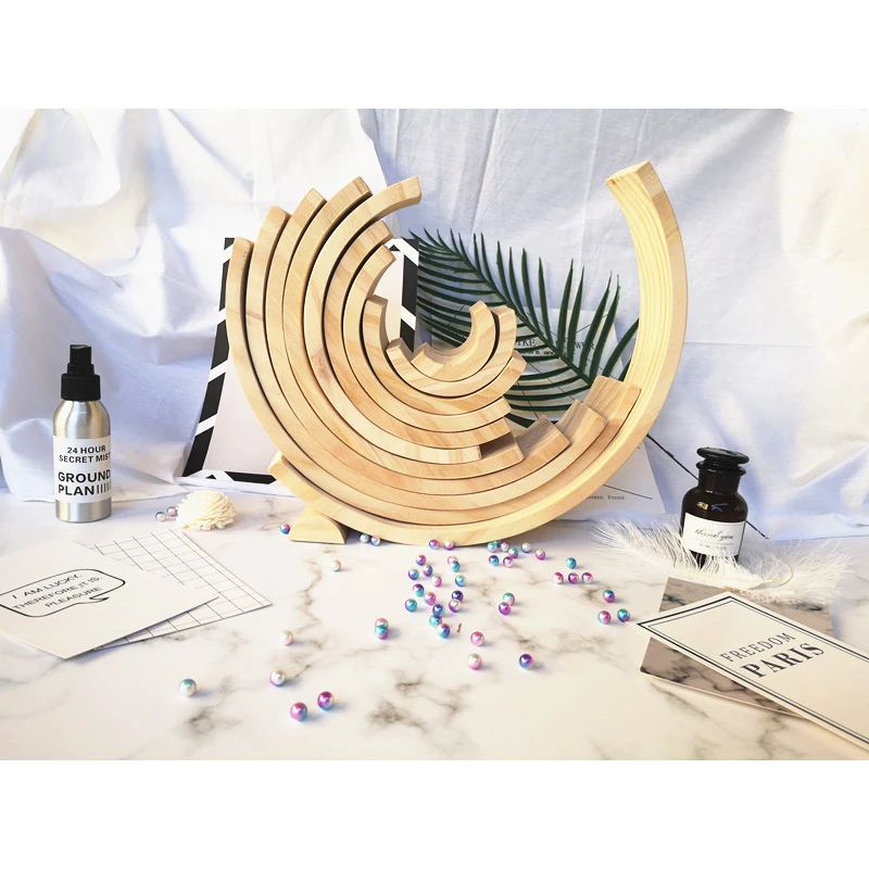 12Pcs Rainbow Blocks Natural Raw Wooden Toys For Kids Creative Rainbow Building Blocks Montessori Educational Toy Baby Gift Toy
12Pcs Rainbow Blocks Natural Raw Wooden Toys For Kids Creative Rainbow Building Blocks Montessori Educational Toy Baby Gift Toy