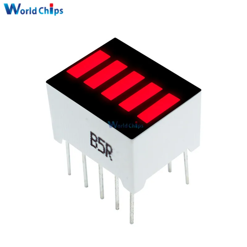 5PCS DIY 5 Segment Red Color 1 Digit Bar LED Display For Arduino Diy Electronic PCB Board
5PCS DIY 5 Segment Red Color 1 Digit Bar LED Display For Arduino Diy Electronic PCB Board