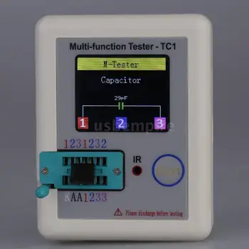 2016 Transistor Tester TFT Diode Triode Capacitance Meter LCR ESR NPN PNP MOSFET
2016 Transistor Tester TFT Diode Triode Capacitance Meter LCR ESR NPN PNP MOSFET