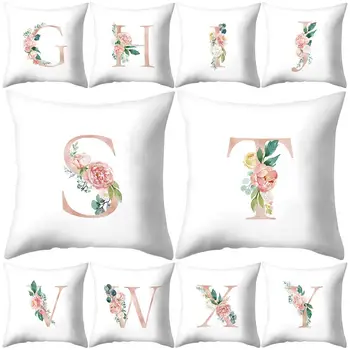 26 Alphabet Flower Print Pillow Case 45*45 Throw Pillow Cover Pillowcases Decative Pillows Body Pillow Cases Home Decoartio
26 Alphabet Flower Print Pillow Case 45*45 Throw Pillow Cover Pillowcases Decative Pillows Body Pillow Cases Home Decoartio