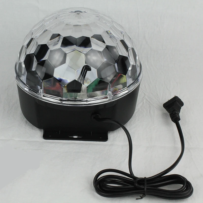 AC 90-230V 6W DJ Stage Lighting LED RGB Crystal Magic Ball Effect Light Sound Control LED Voice-activated Bar party Lights
AC 90-230V 6W DJ Stage Lighting LED RGB Crystal Magic Ball Effect Light Sound Control LED Voice-activated Bar party Lights