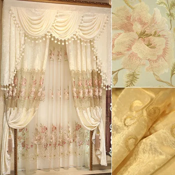 Custom curtains luxury Chinese style Elegant Upscale cloth embroidered curtain gauze cloth blackout curtain tulle sheer E806
Custom curtains luxury Chinese style Elegant Upscale cloth embroidered curtain gauze cloth blackout curtain tulle sheer E806