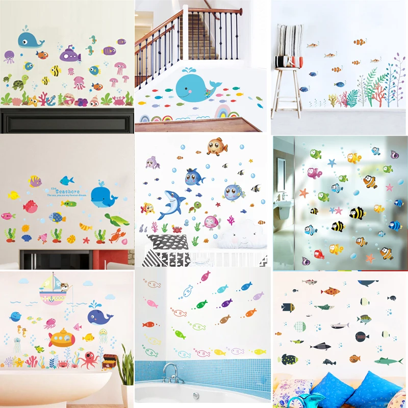 Underwater Fish Bubble Wall Stickers Decals Home Kitchen Bathroom Decoration Scenery Mural Art Poster Decals
Underwater Fish Bubble Wall Stickers Decals Home Kitchen Bathroom Decoration Scenery Mural Art Poster Decals