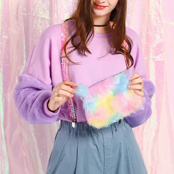 Winter Faux Fur Women Leather Bag Small Cute Messenger Crossbody Bag Girls Candy Cartoon Handbag Zipper Day Clutches Purse
Winter Faux Fur Women Leather Bag Small Cute Messenger Crossbody Bag Girls Candy Cartoon Handbag Zipper Day Clutches Purse