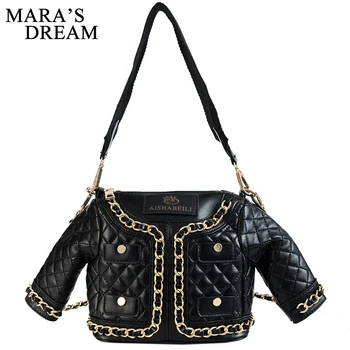 Mara's Dream 2018 European Brand Motorcycle Bags Women Clothing Shape Solid Zipper PU Shoulder Chain Messenger Bag Women Handbag
Mara's Dream 2018 European Brand Motorcycle Bags Women Clothing Shape Solid Zipper PU Shoulder Chain Messenger Bag Women Handbag