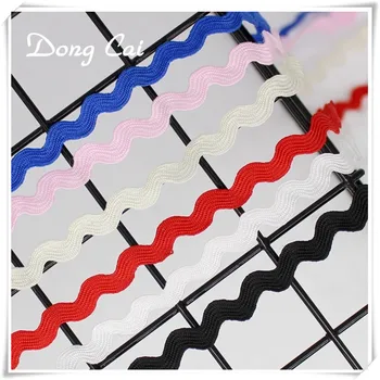 25yards/lot 3/8"(10 mm) S Shaped Curve Wavy Lace Trim Ribbon For Costume Hat curtain pillow Decoration Handmade DIY Sewing Craft
25yards/lot 3/8"(10 mm) S Shaped Curve Wavy Lace Trim Ribbon For Costume Hat curtain pillow Decoration Handmade DIY Sewing Craft