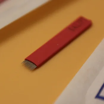 100 pcs Eyebrow Microbalding Shading Red 14 pins Flat Needles For Permanent makeup Fog Eyebrow Tattoo Microblading Shading Pen
100 pcs Eyebrow Microbalding Shading Red 14 pins Flat Needles For Permanent makeup Fog Eyebrow Tattoo Microblading Shading Pen