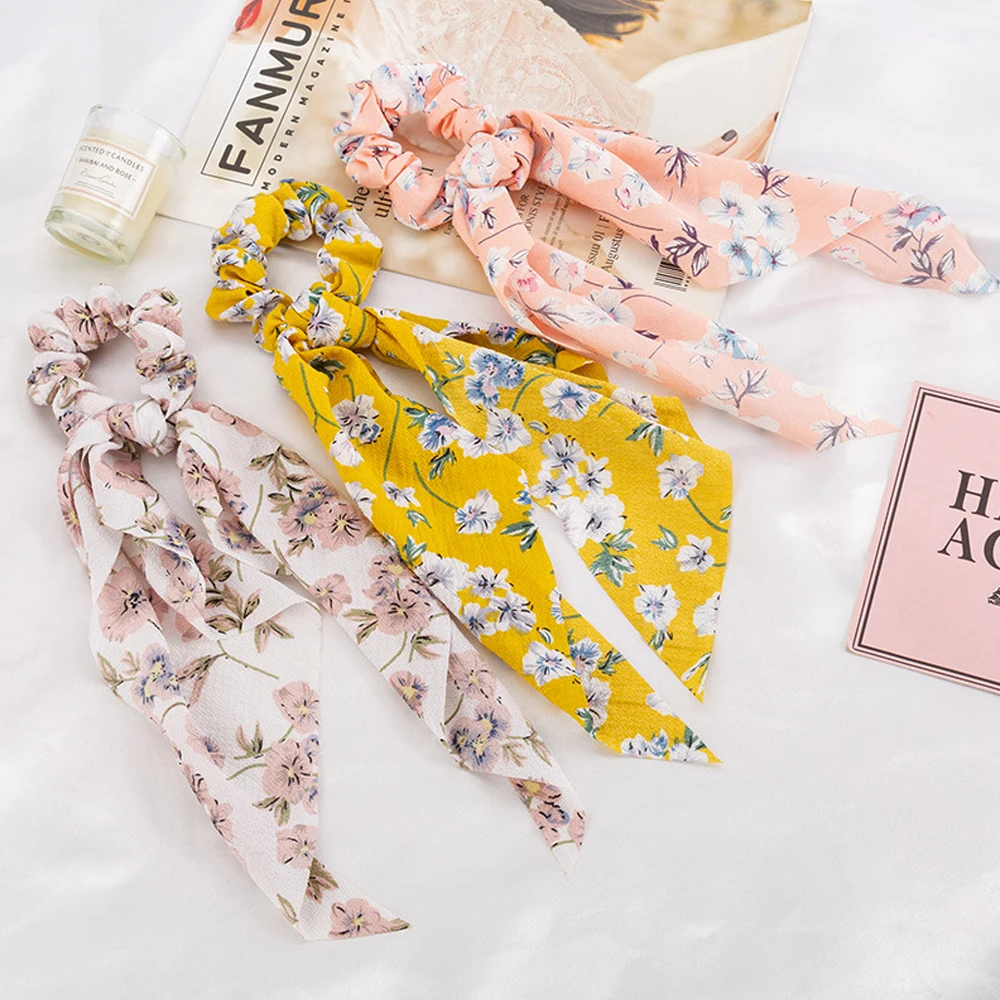 New Girl Print Flower Hair Scarf Scrunchies Elegant Rubber Hair Ties Ponytail Elastic Hair Bands Hair Accessories For Women
New Girl Print Flower Hair Scarf Scrunchies Elegant Rubber Hair Ties Ponytail Elastic Hair Bands Hair Accessories For Women