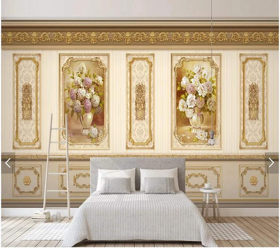 Custom 3D papel de parede, Golden Flower Home Furnishing Wall Mural For Living Room Bedroom TV Backdrop Home Decor Wallpaper
Custom 3D papel de parede, Golden Flower Home Furnishing Wall Mural For Living Room Bedroom TV Backdrop Home Decor Wallpaper