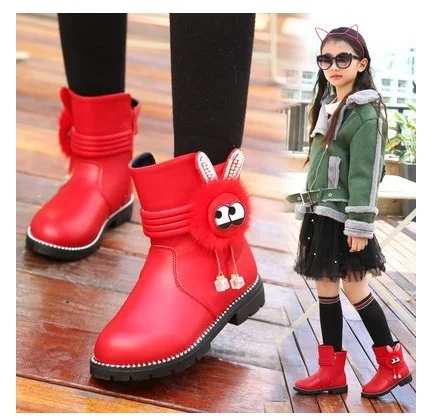 

Girls Snow Boots Children Shoes Winter Boots For Girls Sport Child Shoes Kids Sneakers 2018 Brand Fashion EUR21-37