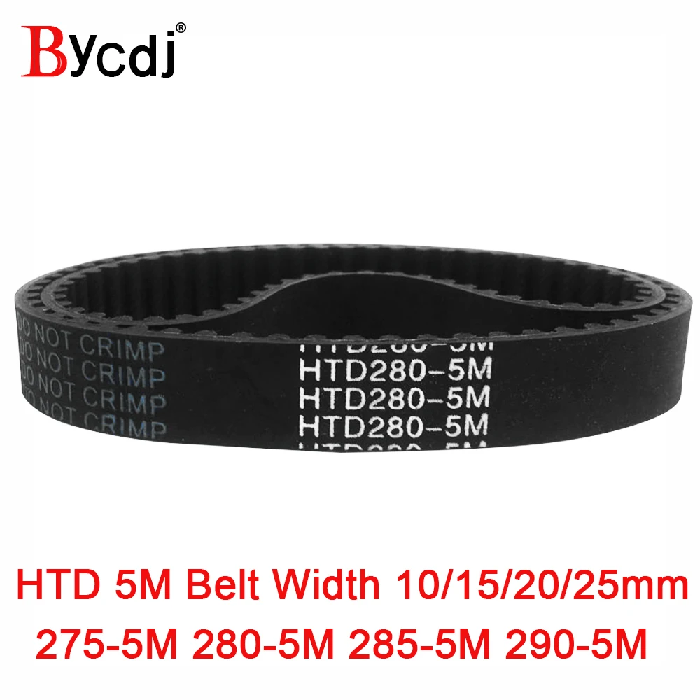 Зубчатый ремень Arc HTD 5M C = 275/280/285/290 ширины 10/15/20/25 мм зубья 55 56 57 58 HTD5M синхронный 275 5 м