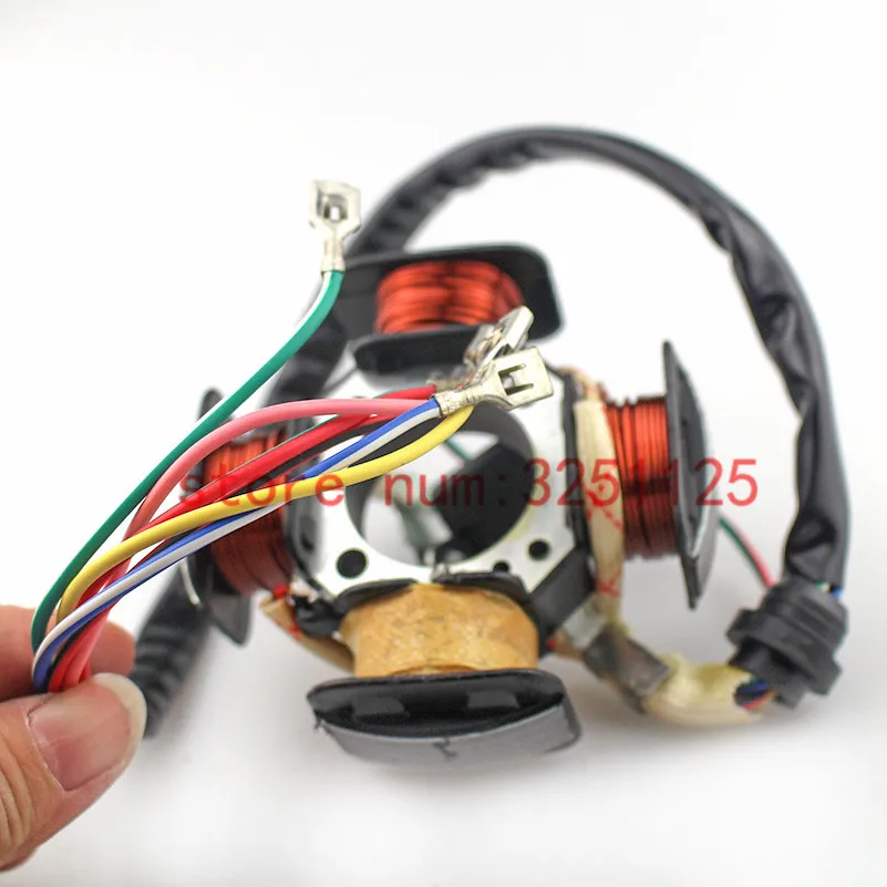 Motorcycle 6 Wire 4 Poles Magneto Stator Coil Generator For Honda CG125 ZJ125 125cc 150cc CB 125 Spare Parts
Motorcycle 6 Wire 4 Poles Magneto Stator Coil Generator For Honda CG125 ZJ125 125cc 150cc CB 125 Spare Parts