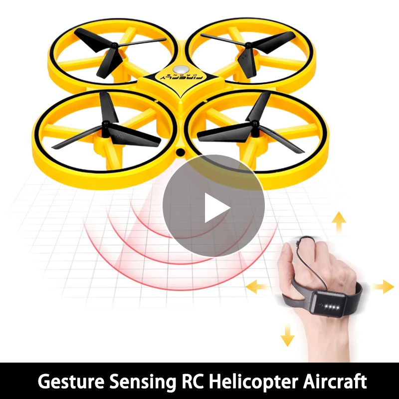 2.4G Glove Control Gesture Sensing Mini Drone Foldable Arm RC Helicopter Aircraft One Key Return Gesture Roll Drone for Beginner
2.4G Glove Control Gesture Sensing Mini Drone Foldable Arm RC Helicopter Aircraft One Key Return Gesture Roll Drone for Beginner