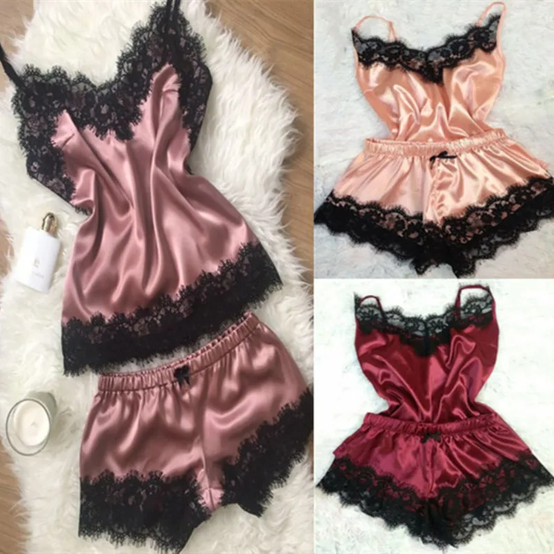 Hot Women Sleepwear Pyjama Sexy Summer Home Wear Nuisette Robe Satin Silk Babydoll Nightclothes Lingerie Pyjamas Suit Nightgown
Hot Women Sleepwear Pyjama Sexy Summer Home Wear Nuisette Robe Satin Silk Babydoll Nightclothes Lingerie Pyjamas Suit Nightgown