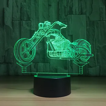3D motorcycle 7 color night light home lamp energy - saving led lights atmosphere lights 8
3D motorcycle 7 color night light home lamp energy - saving led lights atmosphere lights 8