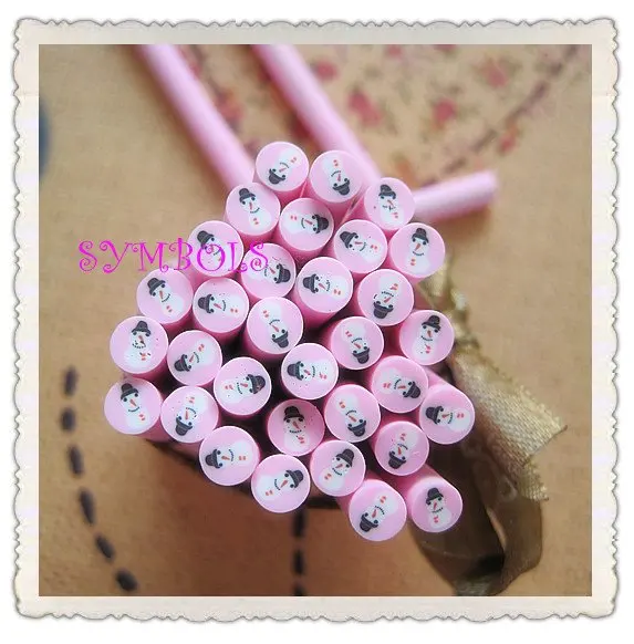 i-10 Free Shipping 100pcs 5mm Pink Snowman Shape Clay Cane Fancy Nail Art Polymer Clay Cane
i-10 Free Shipping 100pcs 5mm Pink Snowman Shape Clay Cane Fancy Nail Art Polymer Clay Cane