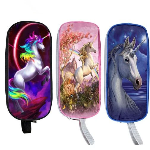 Cartoon Black Pink Blue Rainbow Pony / Unicorn Cosmetic Cases Children Pencil Holder Boys Girls Case Kid School Cases Makeup Bag
Cartoon Black Pink Blue Rainbow Pony / Unicorn Cosmetic Cases Children Pencil Holder Boys Girls Case Kid School Cases Makeup Bag
