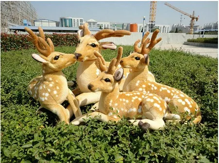 Free shipping big size Simulation of sika deer plush toy soft stuffed doll good as a gift
Free shipping big size Simulation of sika deer plush toy soft stuffed doll good as a gift