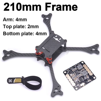 HSKRC 210mm 210 5 inch FPV Racing Frame With 4mm Arm Bottom plate / PDB Board for RC Quadcopter Hawk 5 Floss 215 QAV-X 214mm
HSKRC 210mm 210 5 inch FPV Racing Frame With 4mm Arm Bottom plate / PDB Board for RC Quadcopter Hawk 5 Floss 215 QAV-X 214mm
