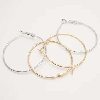 10Pcs Dia Kc Gold & Platinum Earring Hoops For Earring Jewelry Making Findings 40mm
10Pcs Dia Kc Gold & Platinum Earring Hoops For Earring Jewelry Making Findings 40mm
