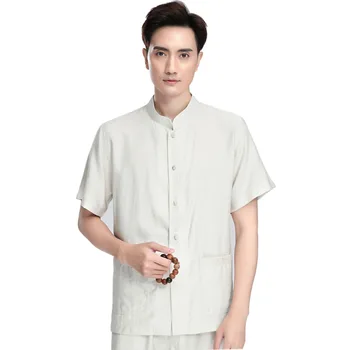 Shanghai Story Short Sleeve Blend Linen Chinese Traditional Clothing KungFu Shirt For Man Chinese Top For Men Linen Shirt
Shanghai Story Short Sleeve Blend Linen Chinese Traditional Clothing KungFu Shirt For Man Chinese Top For Men Linen Shirt