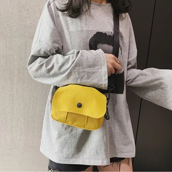Women Solid Color Canvas Shoulder Bag with Adjustable Strap for Outdoor Best Sale-WT
Women Solid Color Canvas Shoulder Bag with Adjustable Strap for Outdoor Best Sale-WT
