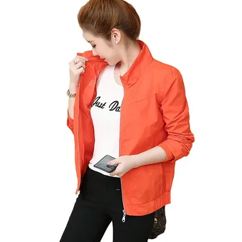 Women's Jacket 2019 New Autumn Short Jacket Coat Zipper Long Sleeve Casual Solid Female Windbreaker Elegant Outwear Top R69
Women's Jacket 2019 New Autumn Short Jacket Coat Zipper Long Sleeve Casual Solid Female Windbreaker Elegant Outwear Top R69
