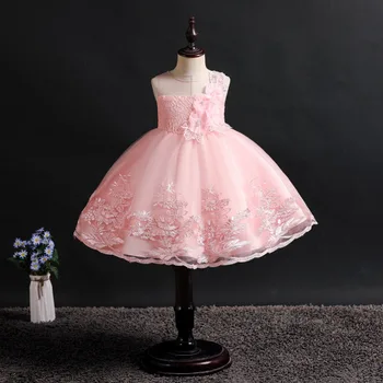 Lace Applique Embroidery Girls Dresses Performance Princess Wedding Dress Girl Birthday Evening Costume Baby Dress BH-1026
Lace Applique Embroidery Girls Dresses Performance Princess Wedding Dress Girl Birthday Evening Costume Baby Dress BH-1026