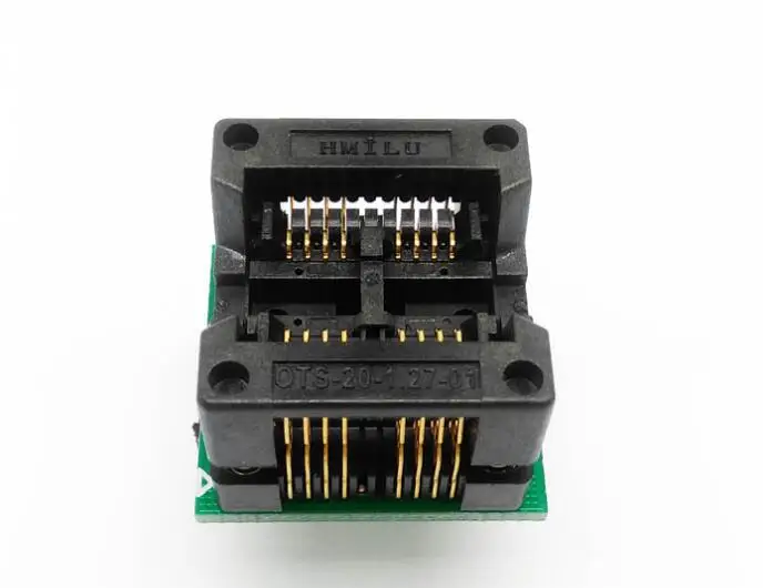 1pcs Dual SOP8 Burner Base IC Test Bench 1.27 Spacing Wide Body Sop8 Burn Block Seat Block
1pcs Dual SOP8 Burner Base IC Test Bench 1.27 Spacing Wide Body Sop8 Burn Block Seat Block