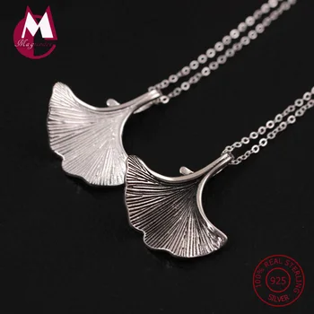 NEW 925 Sterling Silver Necklaces & Pendant For Women Vintage Ginkgo Leaves Pendant Simplel Plant Fine Jewelry Gift YN35
NEW 925 Sterling Silver Necklaces & Pendant For Women Vintage Ginkgo Leaves Pendant Simplel Plant Fine Jewelry Gift YN35