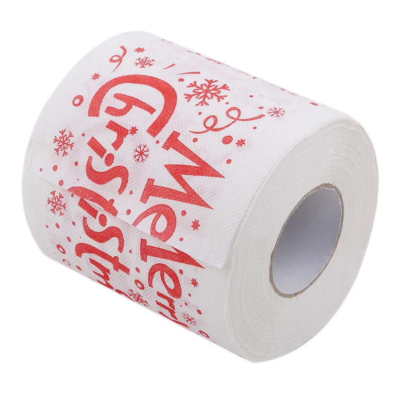 1 Roll Fashion Christmas Party Ornament DIY Craft Paper Santa Claus Printed Merry Christmas Toilet Paper Tissue Table Room Decor
1 Roll Fashion Christmas Party Ornament DIY Craft Paper Santa Claus Printed Merry Christmas Toilet Paper Tissue Table Room Decor