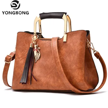 YONGBONG Vintage Pu Leather Women bagTassel Messenger Bag Top-Handle Bags Mummy Package Bolsa Feminina Sac a Main Bolso
YONGBONG Vintage Pu Leather Women bagTassel Messenger Bag Top-Handle Bags Mummy Package Bolsa Feminina Sac a Main Bolso