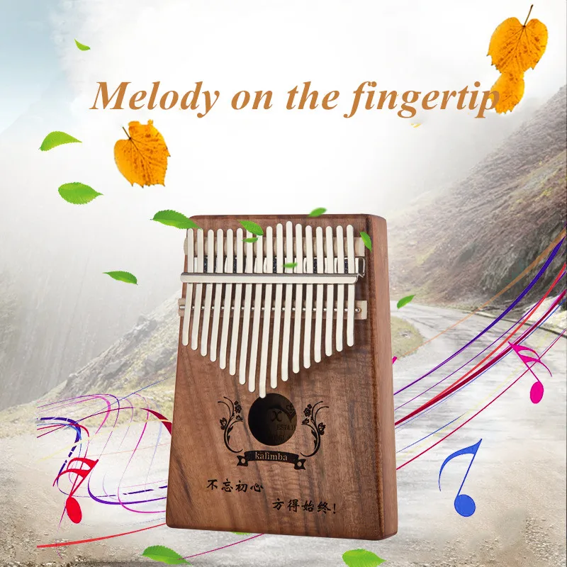 17 Key Kalimba Mahogany Thumb Piano Mbira Solid Wood Thumb Piano Finger Mini Keyboard Instrument Calimba African Natural Piano
17 Key Kalimba Mahogany Thumb Piano Mbira Solid Wood Thumb Piano Finger Mini Keyboard Instrument Calimba African Natural Piano
