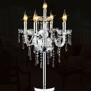 The new European luxury noble crystal candle head bedside wedding bedroom study table lamps LO8913
The new European luxury noble crystal candle head bedside wedding bedroom study table lamps LO8913