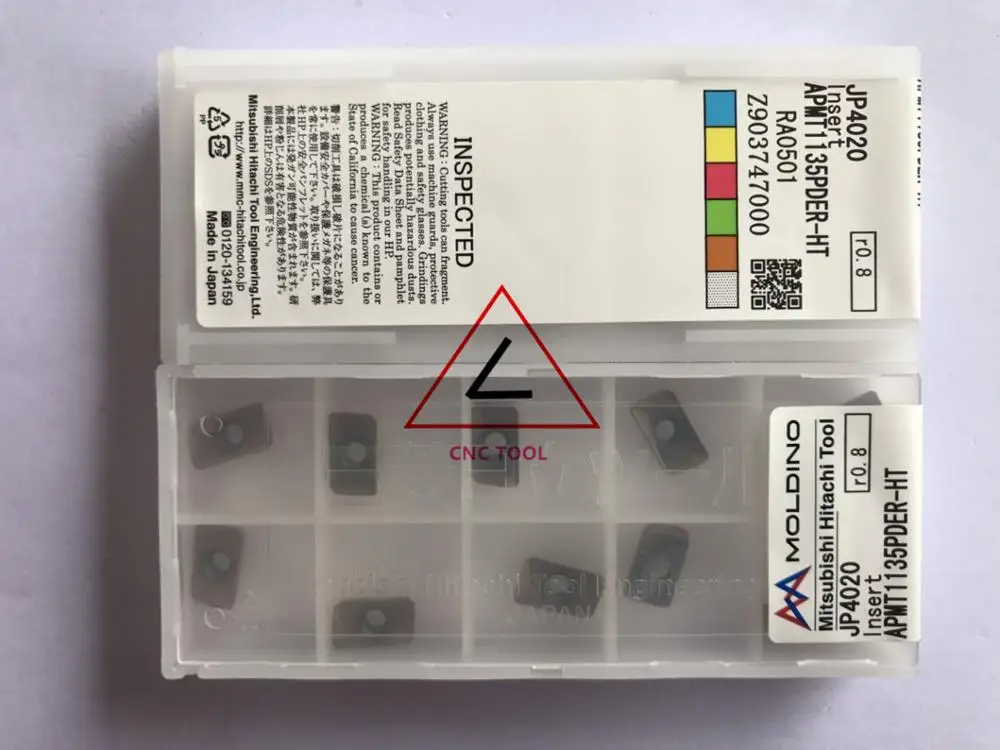 APMT1135PDER-HT JP4020 10 шт Хитачи высокая производительность резки CNC indexable вставки
APMT1135PDER-HT JP4020 10 шт Хитачи высокая производительность резки CNC indexable вставки